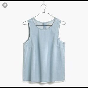 Madewell denim tank top